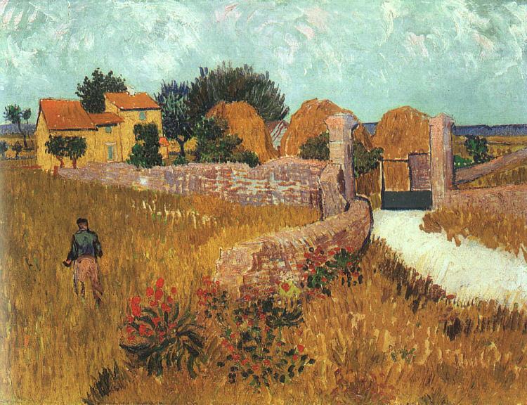 Vincent Van Gogh Farmhouse in Provence China oil painting art